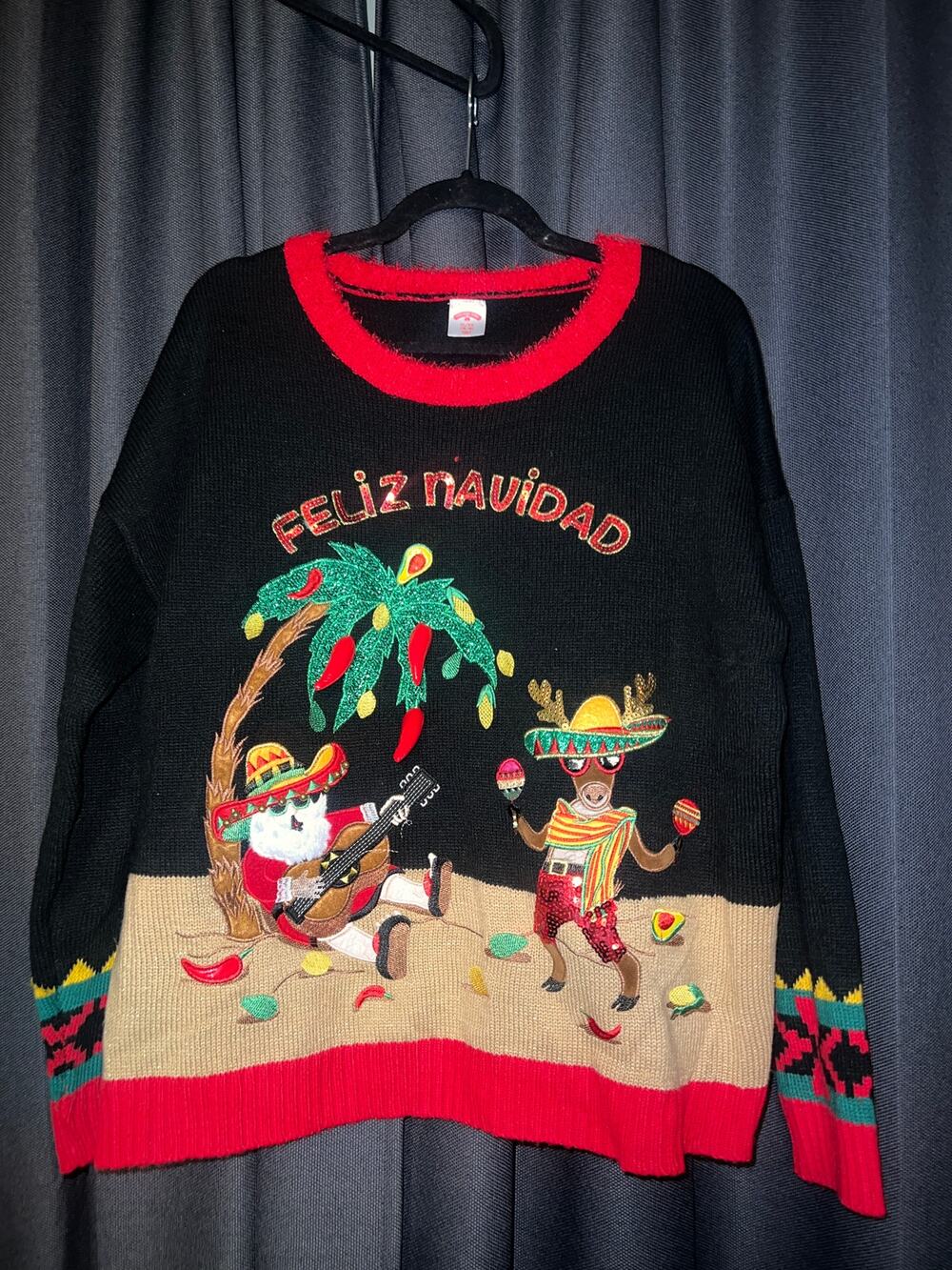 Ugly Christmas Sweater Xmas Size XL
